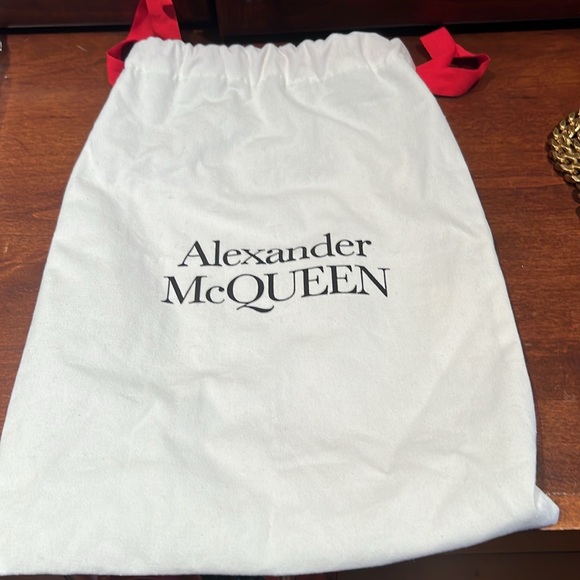 Alexander McQueen Croc Embossed Leather Satchel - Picture 9 of 12